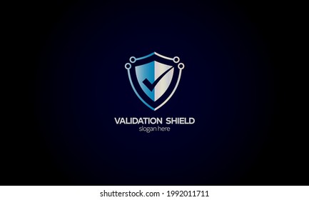 Logo-Design für vertrauenswürdige Schutzschilde