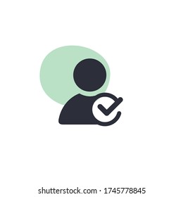 Trusted User - Modern Icon (Pictogram)