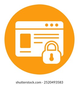 Trusted website, information safety vector icon. Security sign. Graph symbol for your web site design, logo, app, UI