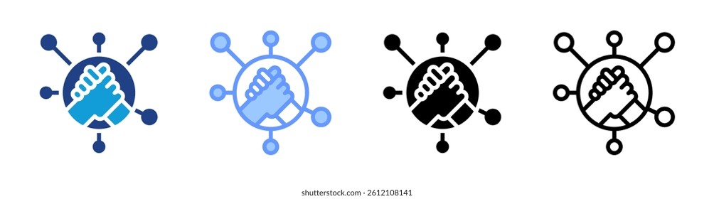 Trustless icon set multiple style collection
