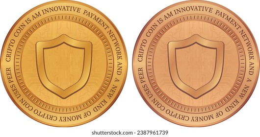trust-twt cryptocurrency drawings on abstract background. 3d illustrations.