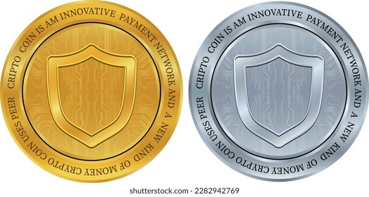 trust-twt virtual currency illustration. vector illustrations. 3d illustration