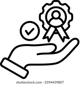 Trustworthiness Icon Element for Design