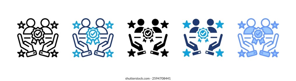 Trustworthiness Icon Element For Design