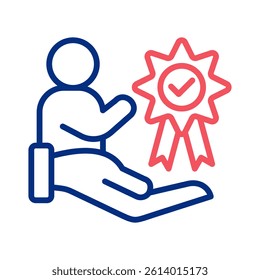 Trustworthiness Icon Element For Design