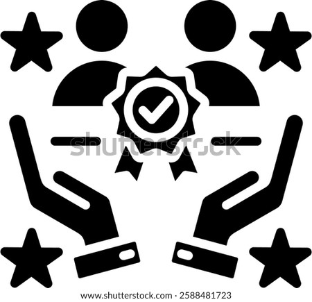 Trustworthiness Icon Element For Design