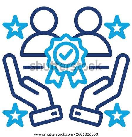 Trustworthiness Icon Element For Design