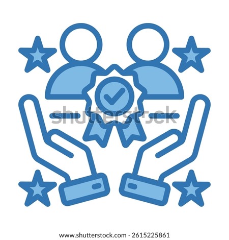 Trustworthiness Icon Element For Design