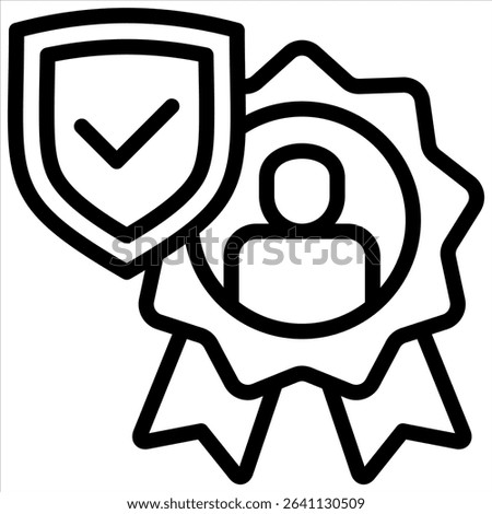 Trustworthiness Icon Element for Design