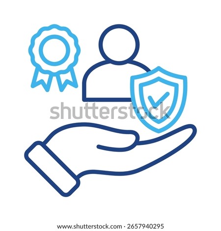 Trustworthiness Icon Element For Design