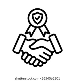 Trustworthy Icon Element For Design