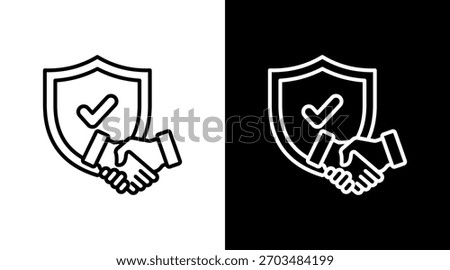 Trustworthy With Icon Set Design