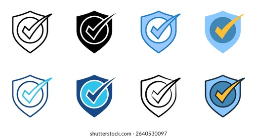 Trustworthy icon set multiple style collection 
