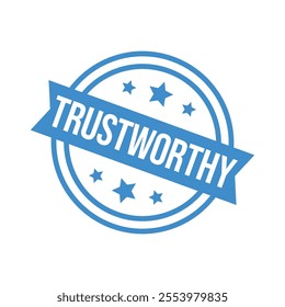 Trustworthy Letter Rubber Stamp Template