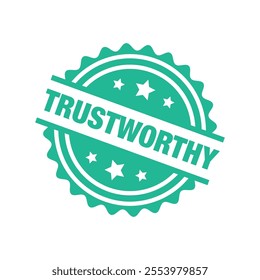 Trustworthy Letter Rubber Stamp Template