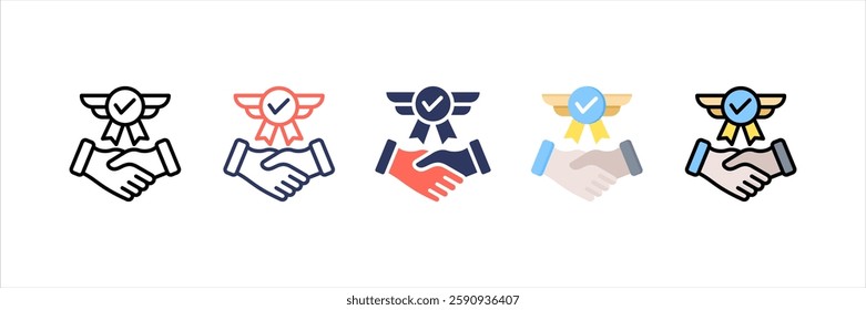 Trustworthy Multi Style Icon Set