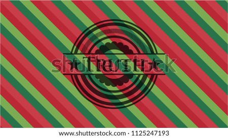 Truth christmas badge.