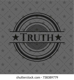 Truth dark badge