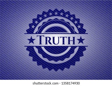 Truth denim background