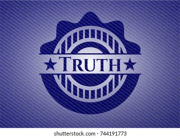 Truth denim background