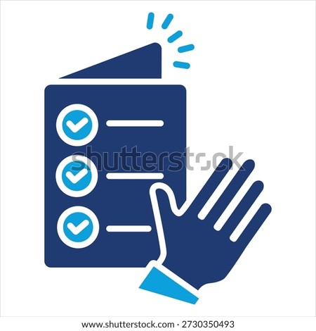 Truth Flat Blue Icon Style