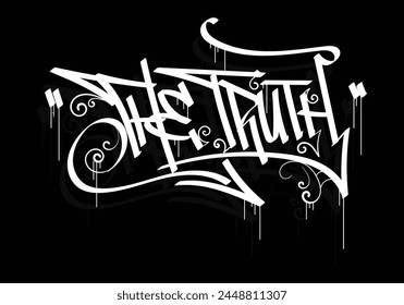 THE TRUTH graffiti tag style design