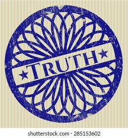 Truth grunge seal