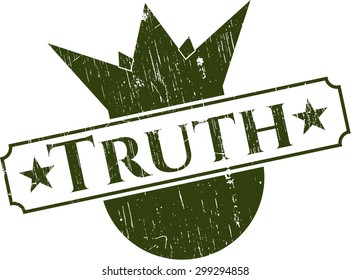 Truth grunge seal