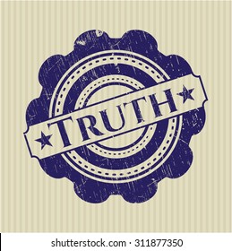Truth rubber grunge seal