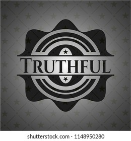 Truthful black emblem
