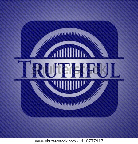  Truthful with denim texture