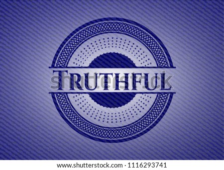 Truthful with jean texture