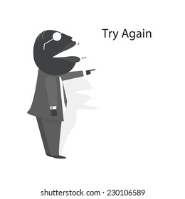 try again