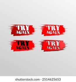 try again stamps set background