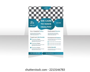 try fold brochure design  , medical flyer design, 