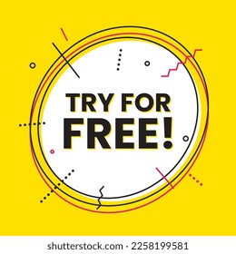 Try for free freebie products items banner template design vector