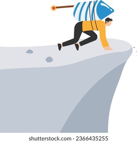 Try a new idea, Start a new business, startup risk, entrepreneur or creativity, failure, innovation and courage to win business, Running with paper airplane for first launch

