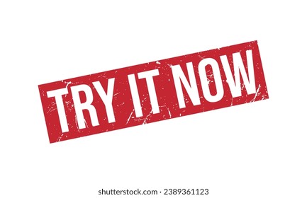 Try it Now Rubber Stamp Seal Vector