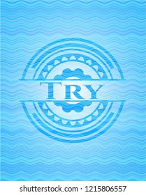 Try sky blue water style badge.