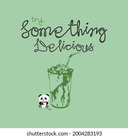 try something delicious quotes (Bubble Tea Quotes) Cute Panda 