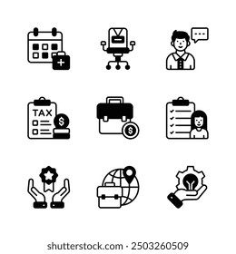 Try This Premium Designed Collection of Office Work and Strategic planning Vector Icons