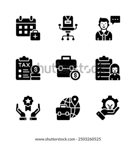 Try This Premium Designed Collection of Office Work and Strategic planning Vector Icons