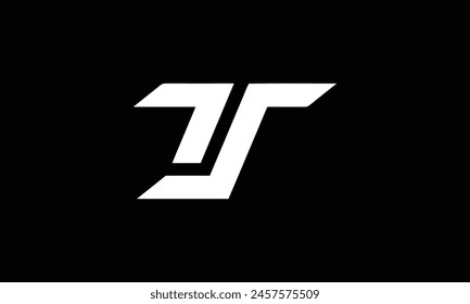 Letras del alfabeto TS logotipo inicial monograma