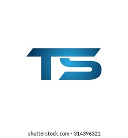 TS company linked letter logo