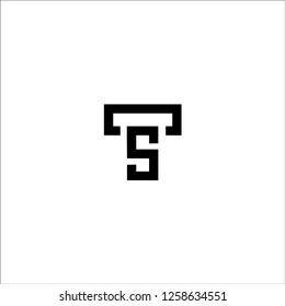 TS Letter Logo Design