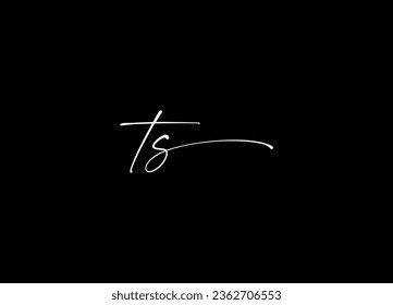 Design des TS-Buchstaben-Logos und erstes Logo