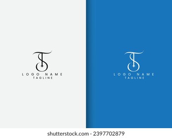 Diseño del logo de la carta TS. Logo de St. T carta. Logo de S. Diseño de letras. Diseño creativo y de primera calidad. Tipo de letra. Script. Escrito a mano. Blanco y negro.