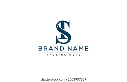 TS logo Design Template Vector Graphic Branding Element.