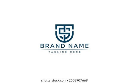 TS logo Design Template Vector Graphic Branding Element.