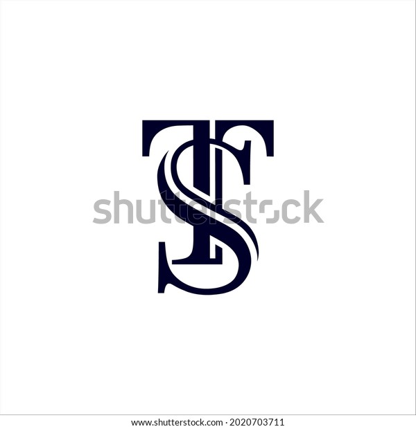 Ts Logo Design Vector Sign Stock Vector (Royalty Free) 2020703711 ...